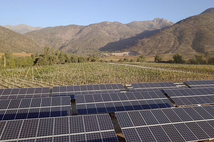Paneles solares proyectos fotovoltaicos VSP - Viña San Pedro